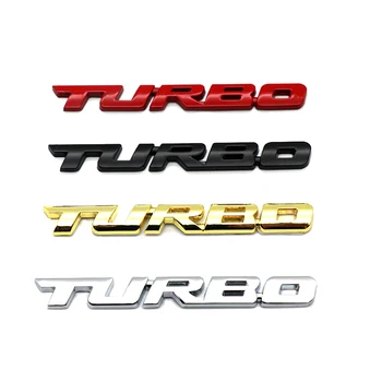 ТУРБО Метална Автомобили Стикер За Полагане на Емблемата на Купето 3D Стикер за Chery Tiggo 8 Pro 2021 Нова Мека Кожа