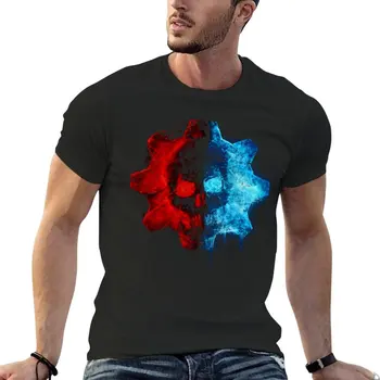 Тениска Fire and Ice Omen Gears Essential.png Тениска, къса тениска, красиви върхове, плътно прилепнали тениски за мъже