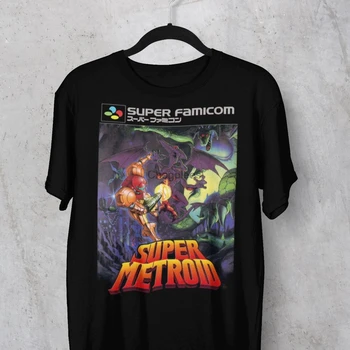 Тениска Super Metroid, детска риза, подарък геймеру, подарък от онлайн геймеру тениска за игри, подаръци за игри
