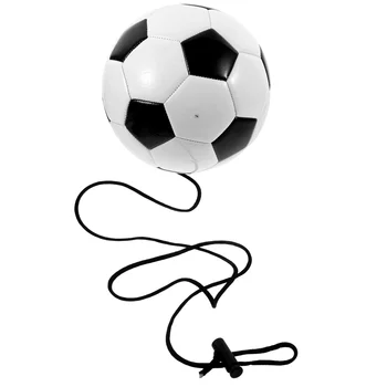 Футбол Професионална тренировка с въже, топка за Футбол Здрав за деца Детски тренировъчен футболна топка за възрастни