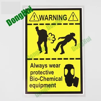 Хладно стикер с биологична опасност, знака за опасност, автомобилни стикери
