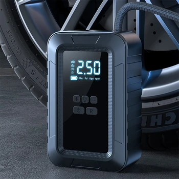 Цифров въздушен компресор Безжичен Цифров манометър с LCD дисплей Ръчно гуми changer помпа за автомобилни гуми за авто мотор мотоциклет