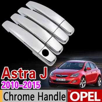 за OPEL Astra J 2010-2015 Хромирана Дръжка Комплект Тапицерия на Капачката на Vauxhall, Holden GTC OPC VRX2012 2014 автоаксесоари Стикер За Полагане на автомобили